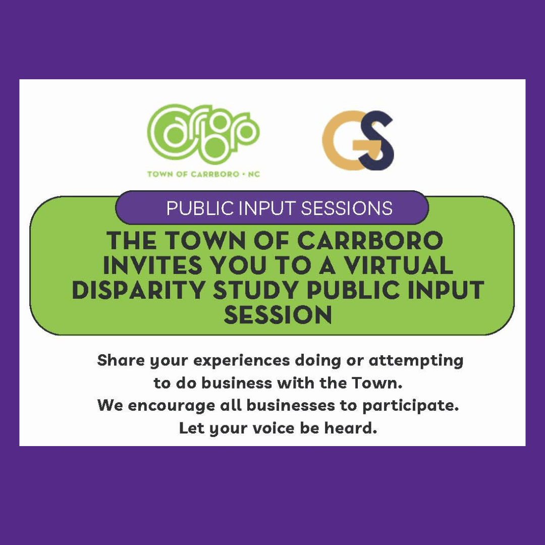 Public Input Session - Disparity Study