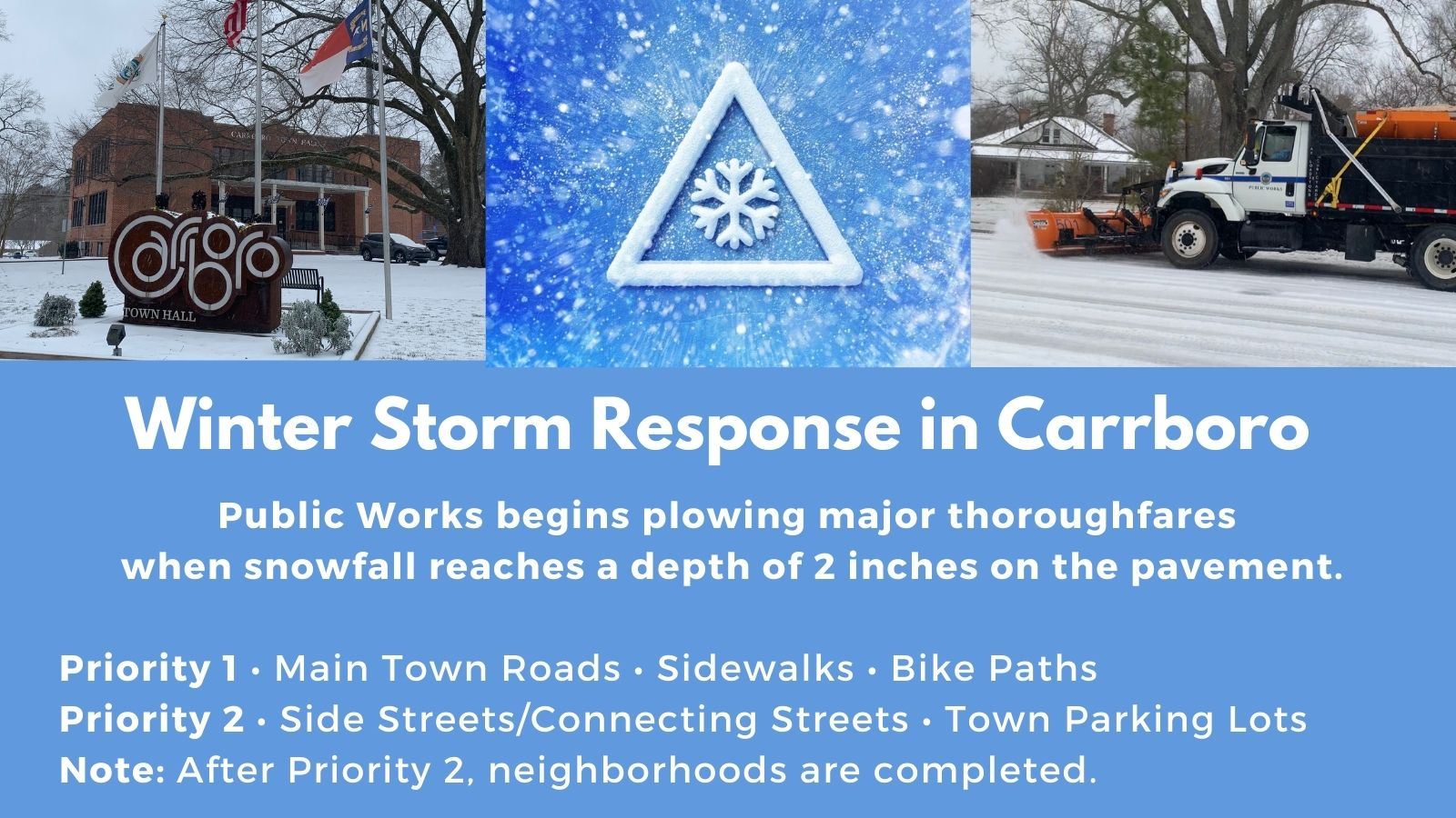 Winter Weather Response 